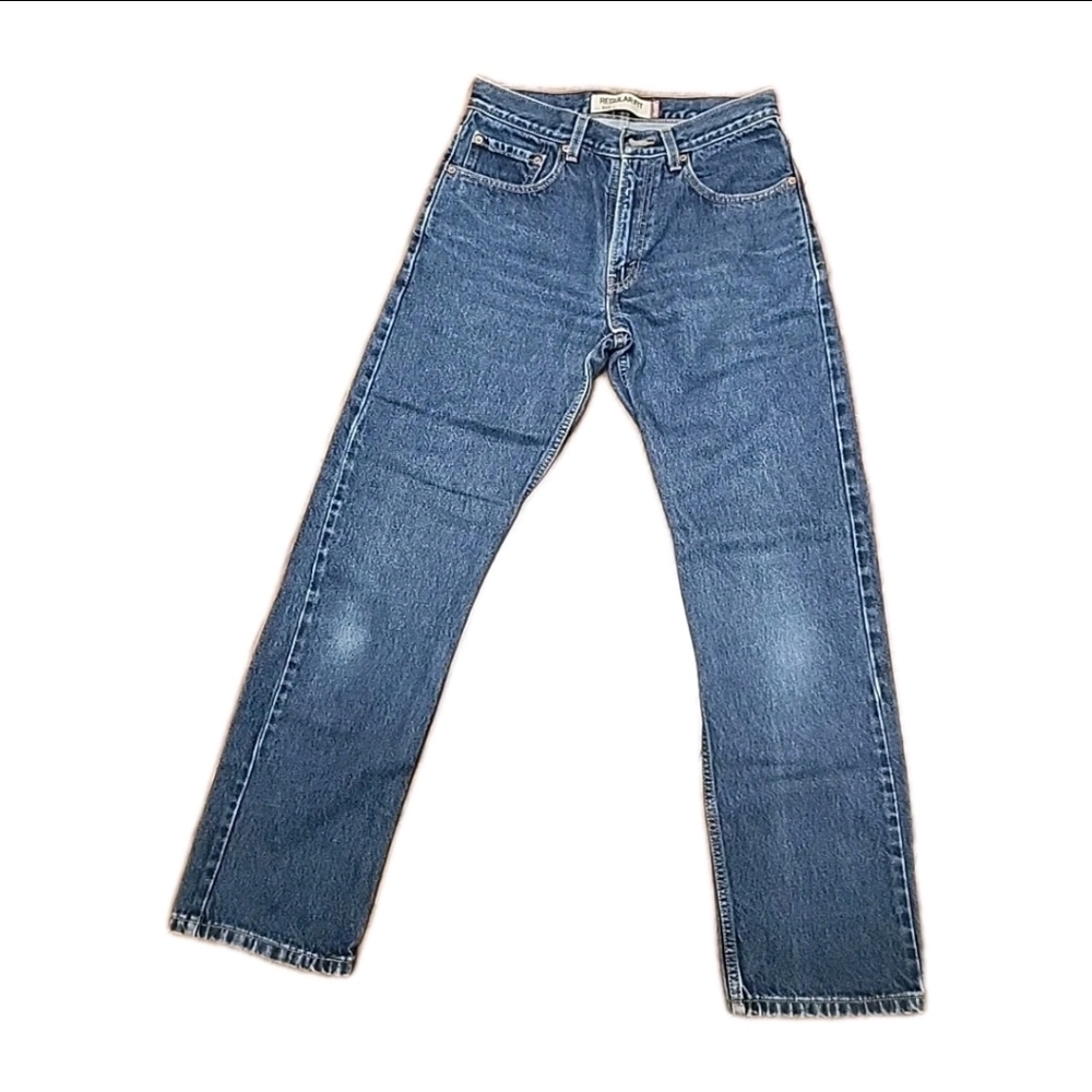 Levi's 505 Mens Denim 31x32 Regular Fit Jeans 100% Cotton Levi's Red Tab 2009